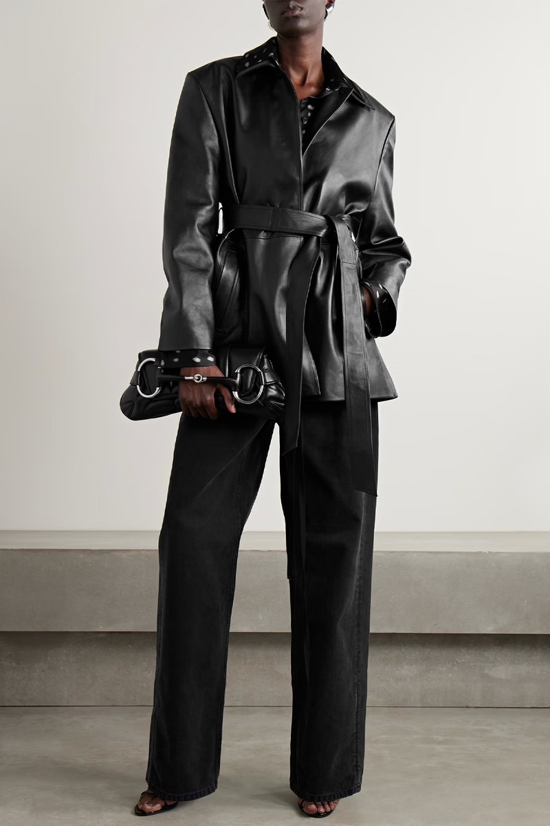 Belted Leather Jacket from MAGDA BUTRYM