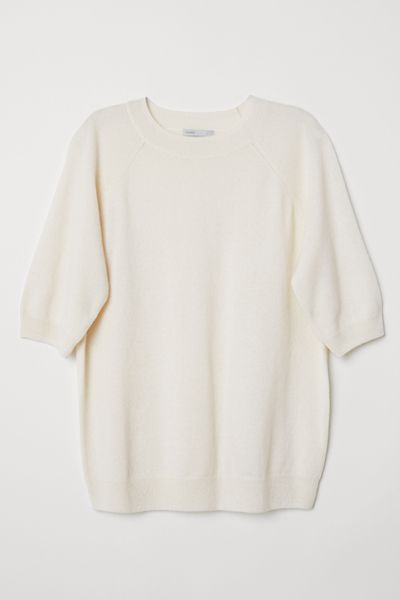 Short-Sleeved Cashmere Jumper from H&M