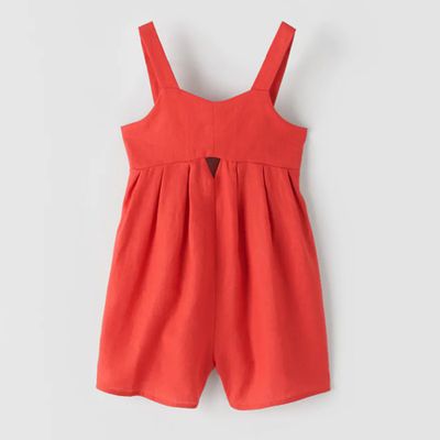 Playsuit With Cut-Out Detail from Zara