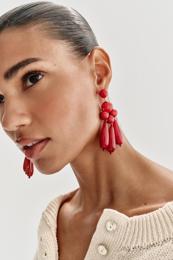Multi-Piece Button Earrings from Zara