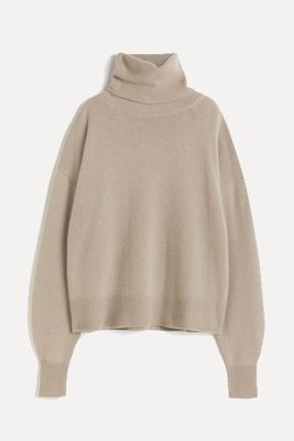 Cashmere-Blend Polo-Neck Jumper from H&M