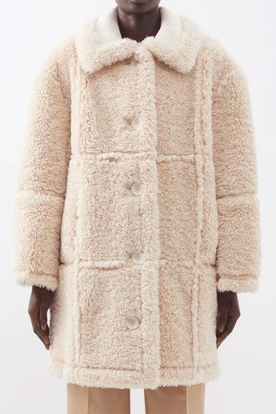 Samira Reversible Faux-Shearling Coat from Stand Studio