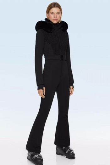 Ski Suit With Fur Hood from Oysho