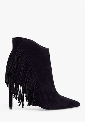 Izzy High Heeled Suede Ankle Boots from AllSaints
