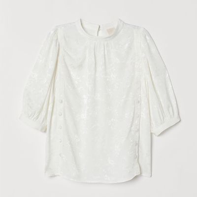 Puff-Sleeved Blouse from H&M