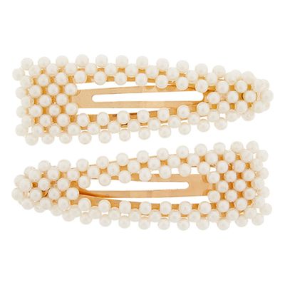 Pearly Snap Hair Clips from Accessorize 