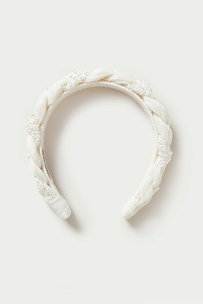 Leon Pearl Braided Headband  from Loeffler Randall