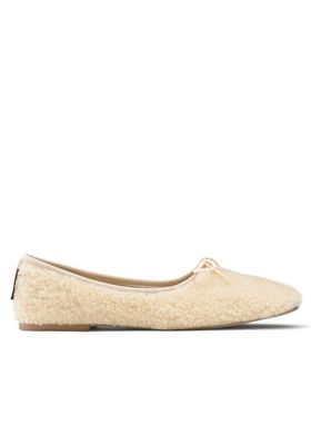Cuddle Faux Shearling Pump from Russel & Bromley