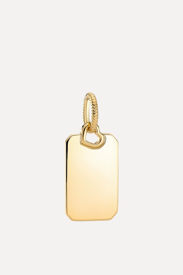 Engravable Rectangle Tag Pendant