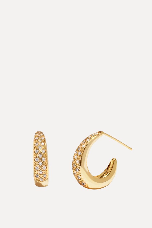 Soul Shine Pavé Hoop Earrings