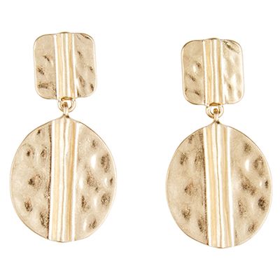 Rebecca Ridge Disc Earrings from Jaeger