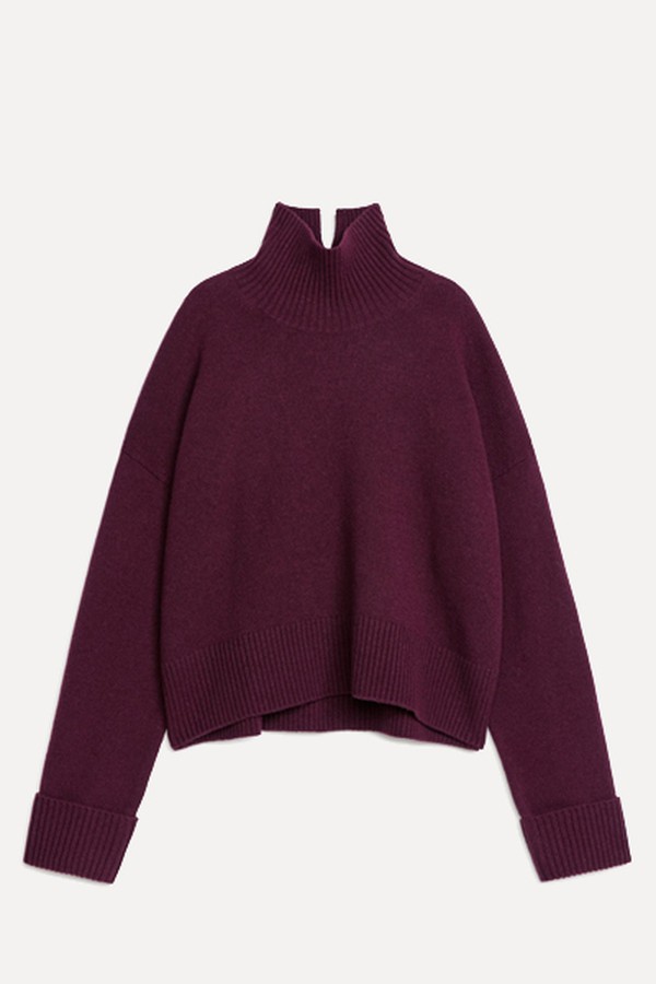 High-Neck Wool Jumper from ARKET