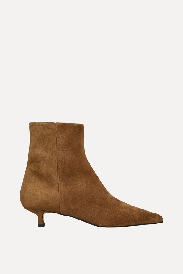 Sofie Suede Heeled Ankle Boots from Aeyde