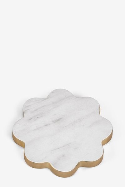 Set of 4 Valencia Scalloped Coasters