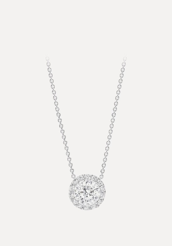 Icon Round Diamond Pendant* 