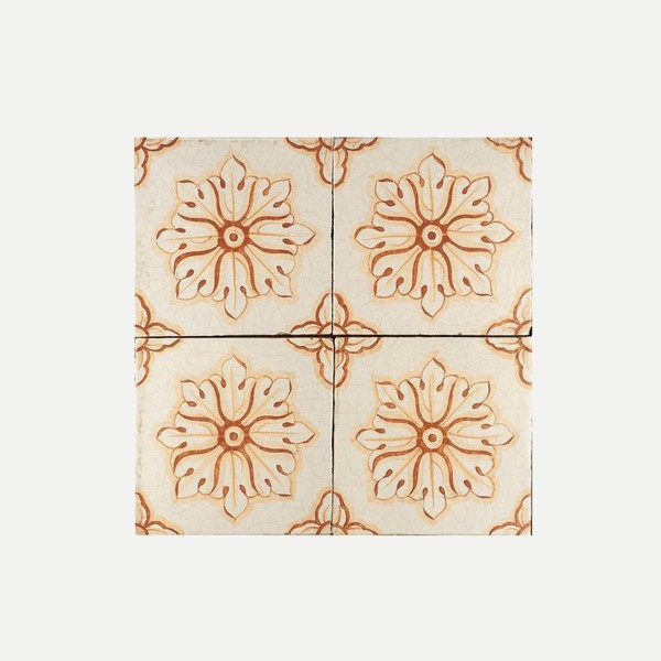 Arancio Maimonide Set Of 4 Tiles from Studio Le Nid