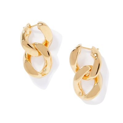 Gold-Tone Silver Earrings from Bottega Veneta