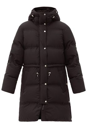 Galega Hooded Quilted Down Coat