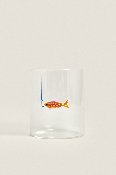 Borosilicate Fish Tumbler from Zara