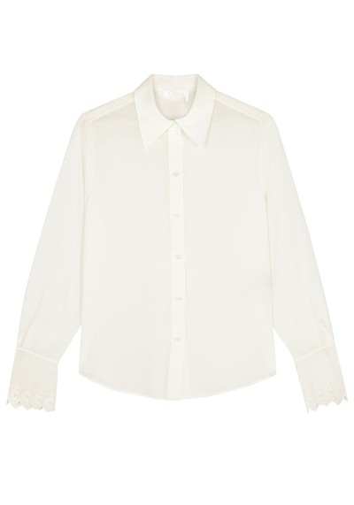 Ivory Silk Crepe De Chine Shirt from Chloé