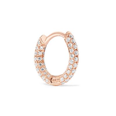 18-karat Rose Gold Diamond Earring