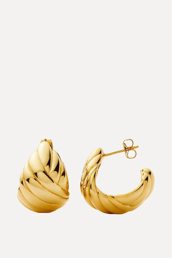 Rouje Lucia Dome Hoop Earrings from Missoma