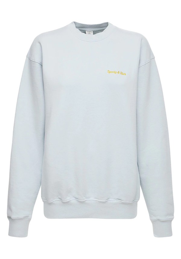 Classic Logo Crewneck Sweatshirt from Sporty & Rich
