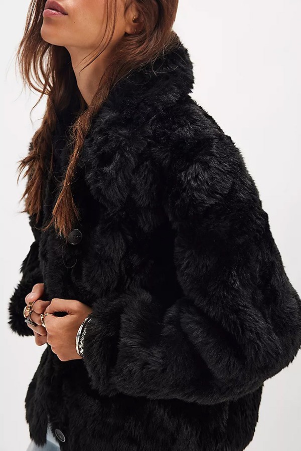 Alice Throw On Faux Fur Jacket