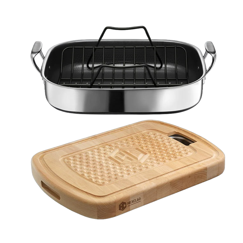 Hybrid Roasting & Cutting Board Set