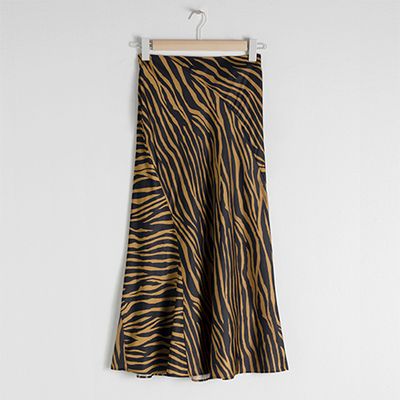 Zebra Print Midi Skirt from & Other Stories