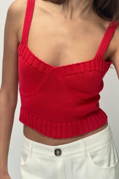 Knit Crop Top from Zara