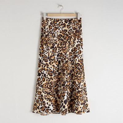 Jaguar Print Midi Skirt from & Other Stories