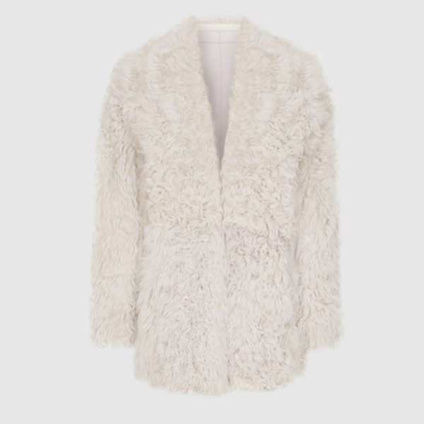 Curly Shearling Coat