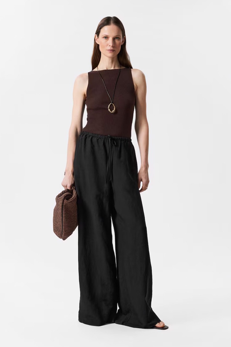 Relaxed Drawstring Trousers