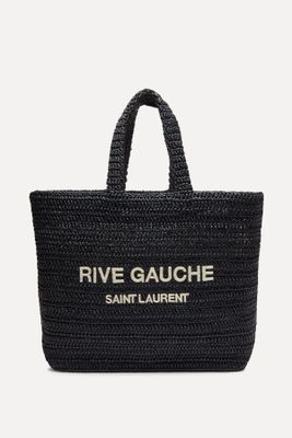 Rive Gauche Raffia Tote from Saint Laurent