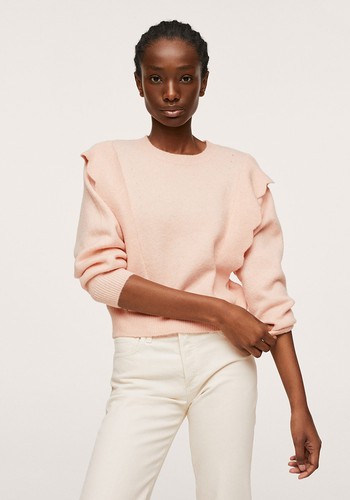 Ruffle Knitted Sweater from Mango