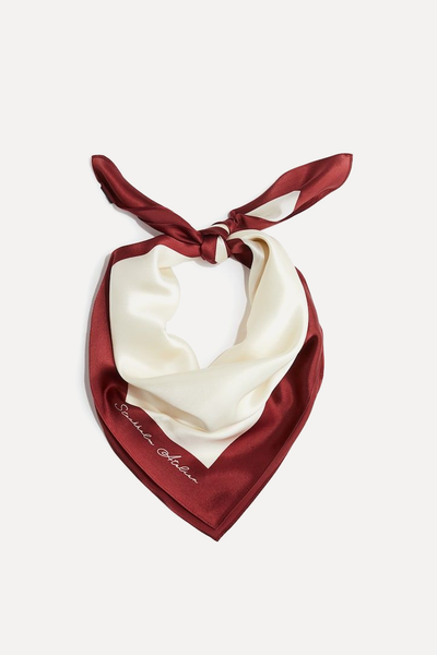 Printed Silk Scarf from H&M