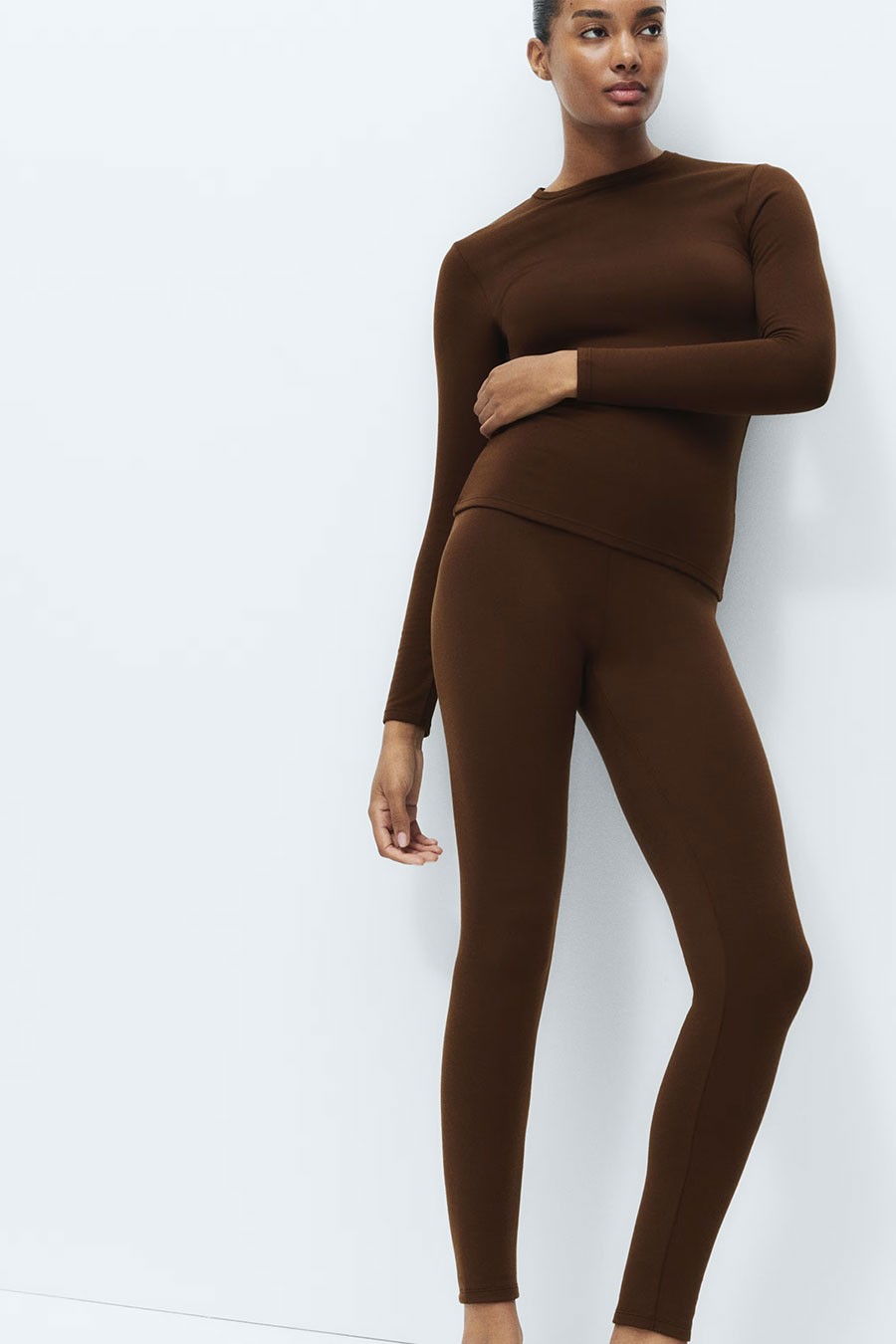 Heatgen™ Medium Thermal Brushed Leggings from Marks & Spencer