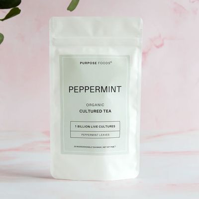 Organic Probiotic Peppermint Tea from Purpose Foods