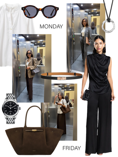 A Week Of Corporate Office Outfit Inspo