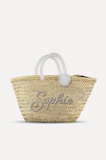 Medium Personalised Wicker Basket from Gigi & Olive