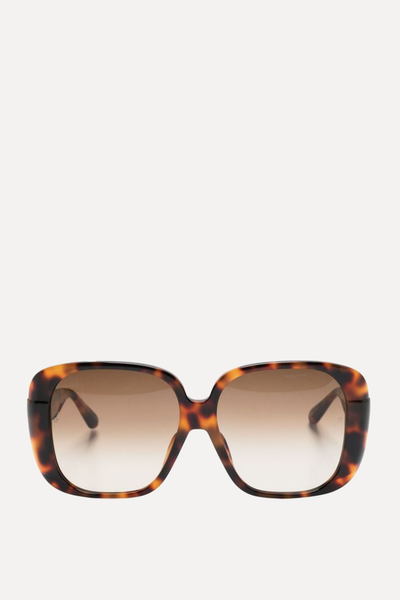 Mima Oversize-Frame Sunglasses from Linda Farrow