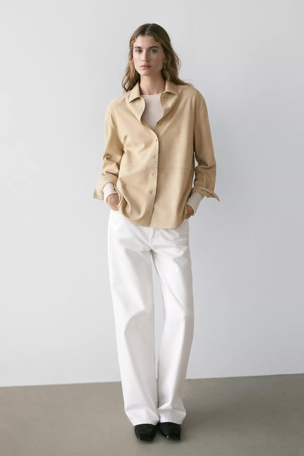 Suede Leather Shirt  from £299