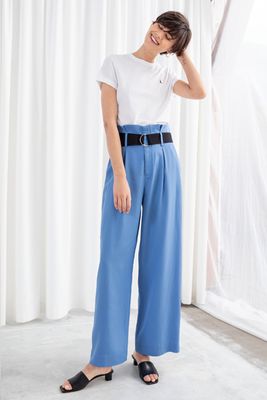 Belted Lyocell Trousers from & Other Stories