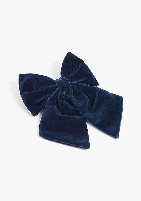 Oversized Velvet Hair Bow from Henriette Von Grunberg