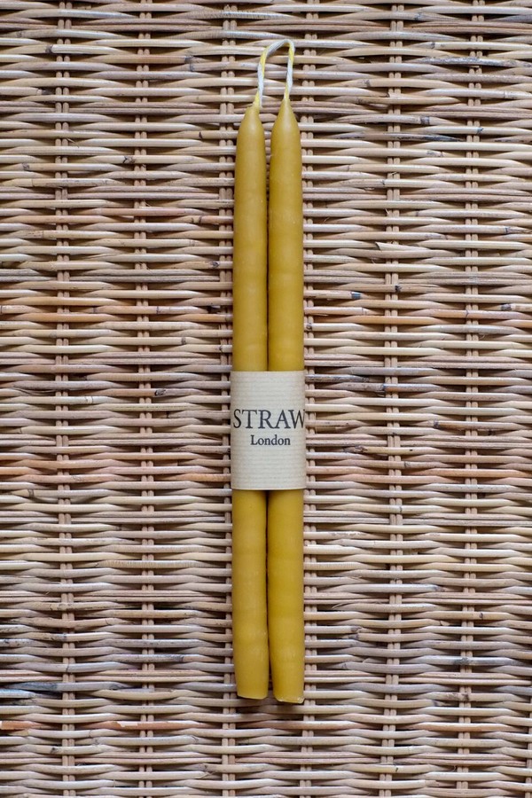 Pure Beeswax Taper Candles