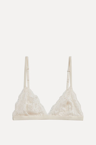 Scalloped Lace Soft Bra from & Other Stories