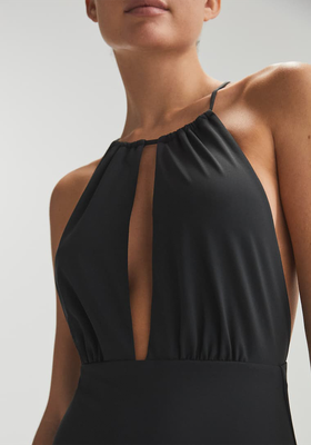 Ruched Halterneck Swimsuit from OYSHO