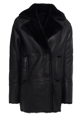 Ray Double-Breasted Shearling Jacket from Rotate Birger Christensen