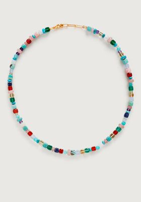Freedom Beaded Gemstone Necklace from Monica Vinader